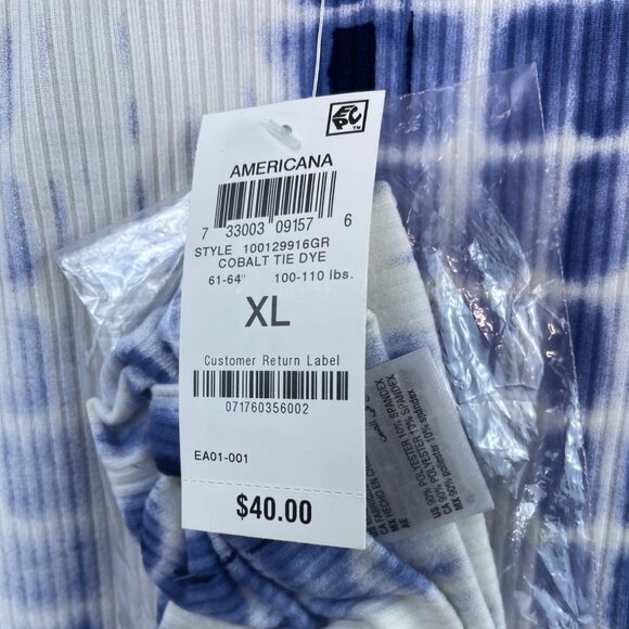 Epic Threads Girls Blue Tie-Dye Dress W/ Matching Headband Set Size XL - New - Picture 5 of 8